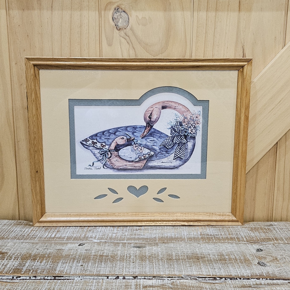 Vintage | Canada Goose Decoys Framed Print By Tasha Todd